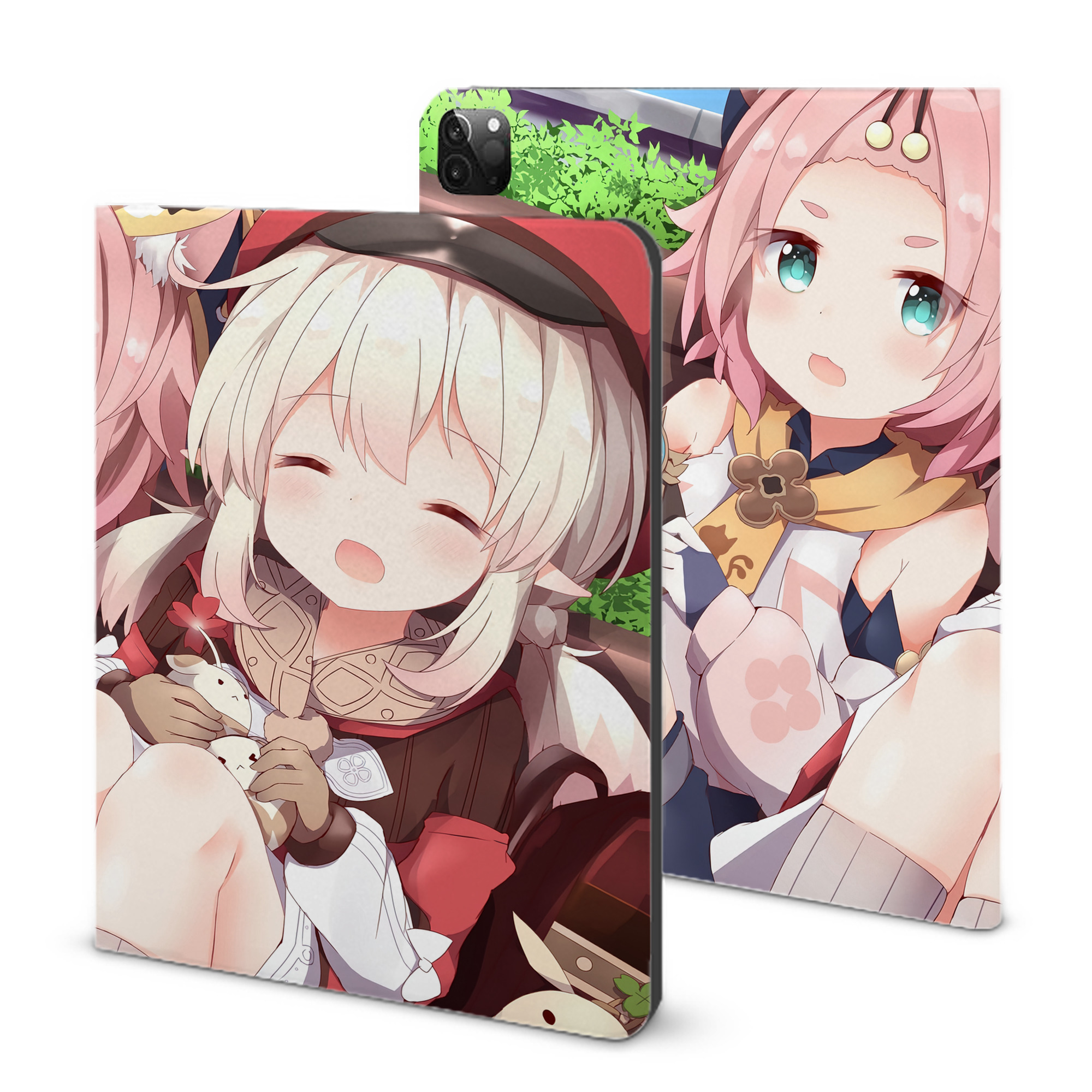 げんし神 genshin IPadケース ペンホルダー付き ブックスタイルデザイン